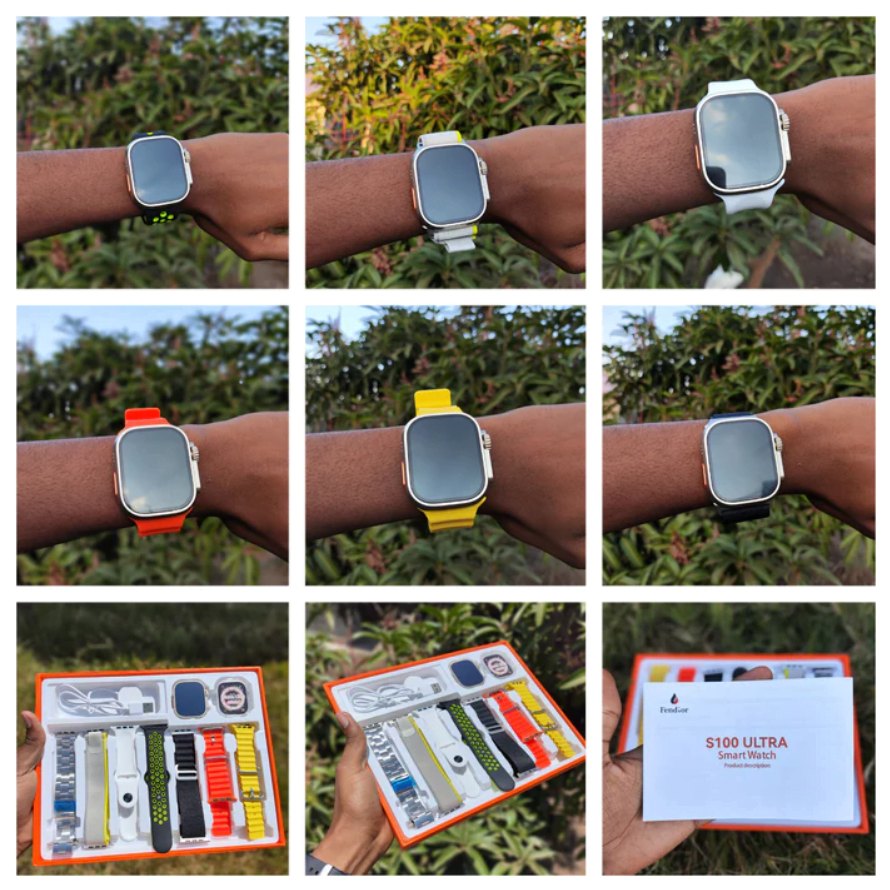 S100 Ultra 9 Smartwatch 7 Straps